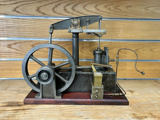 Early Live Steam Stuart Beam Engine Scale Model Engineer Built