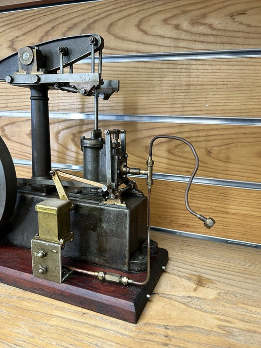 Early Live Steam Stuart Beam Engine Scale Model Engineer Built