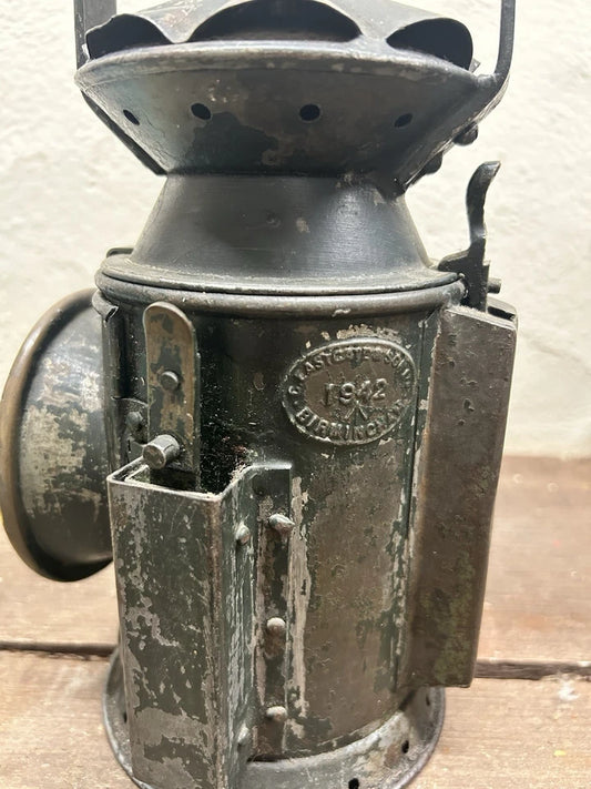 Antique C Eastgate & Sons 1943 Birmingham Signal Train Lamp Rail Lantern Burner