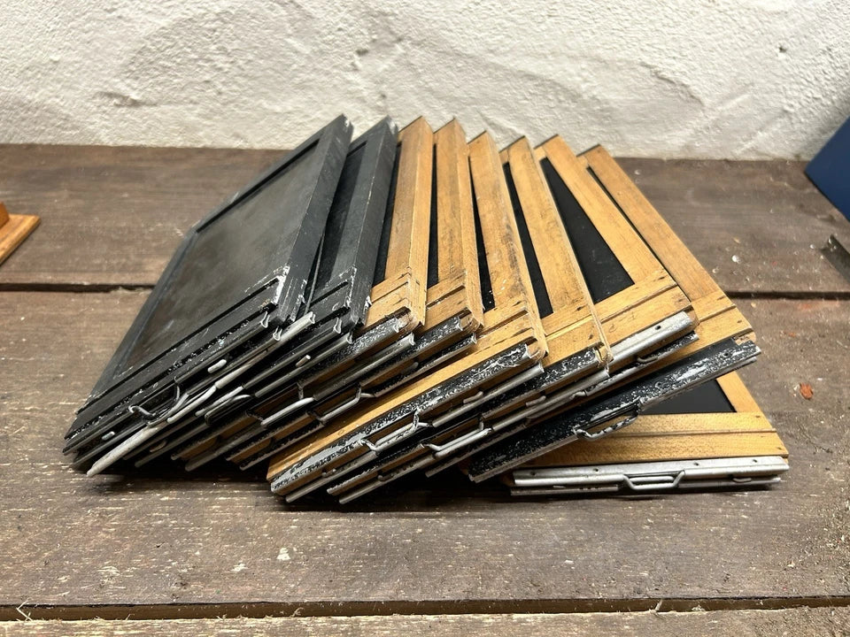 Set Of Vintage Kodak (Mixed) Camera Plate Film Holders (6 1/2 X 4 3/4”)