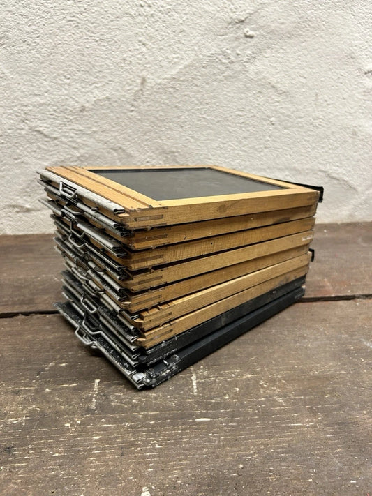 Set Of Vintage Kodak (Mixed) Camera Plate Film Holders (6 1/2 X 4 3/4”)