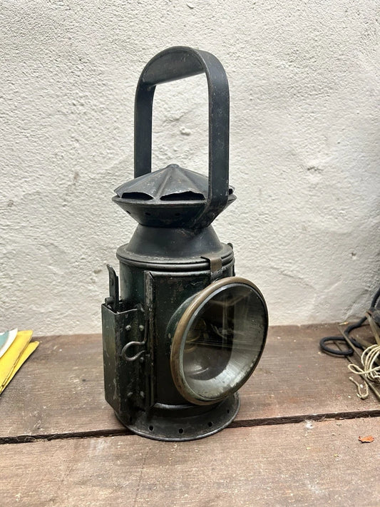 Antique C Eastgate & Sons 1943 Birmingham Signal Train Lamp Rail Lantern Burner
